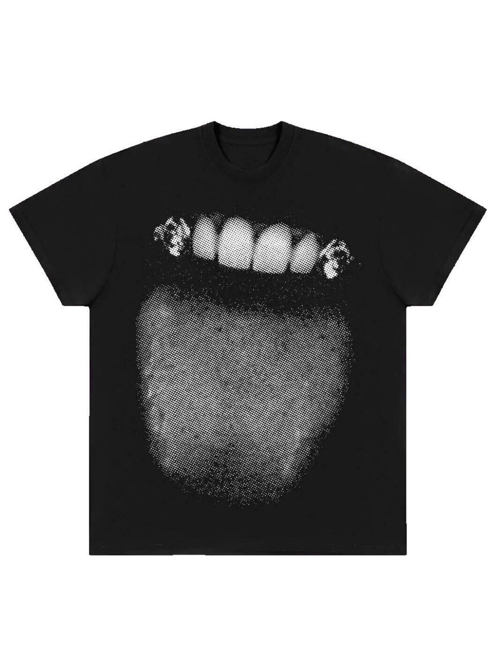 Post Malone 12 Carat Tour Fangs Graphic Tee | Black | Medium